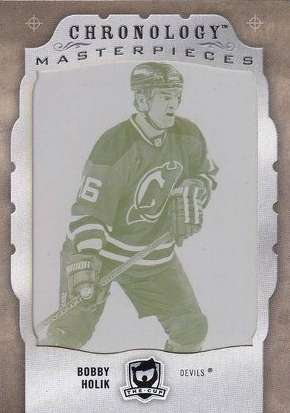 insert karta BOBBY HOLÍK 18-19 UD The CUP Chronology Masterpieces 1/1