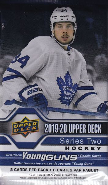 2019-20 Upper Deck Series 2 Hockey Retail Balíček