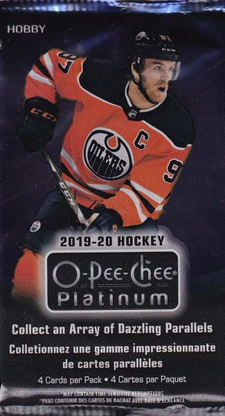 2019-20 UD O-Pee-Chee Platinum Hockey Hobby Balíček