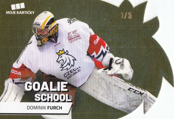 insert karta DOMINIK FURCH 19-20 Moje kartičky Goalie School Gold /5