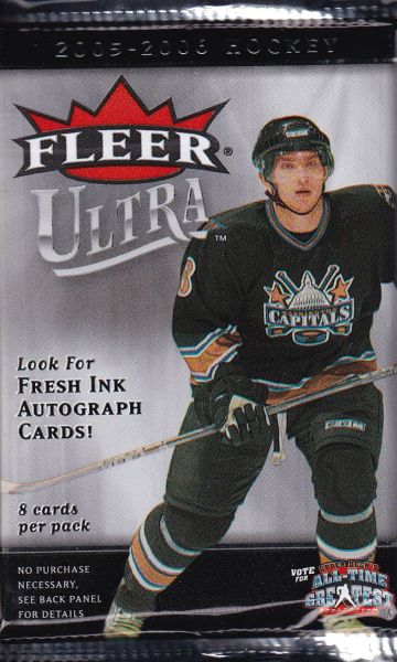 2005-06 Upper Deck Fleer Ultra Hockey Retail Balíček
