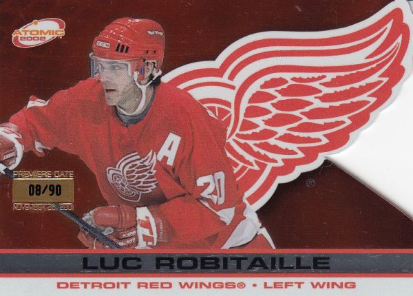 paralel karta LUC ROBITAILLE 01-02 Atomic Premiere Date /90