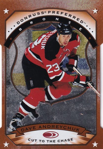 paralel karta DAVE ANDREYCHUK 97-98 Donruss Preferred Bronze Cut to the Chase