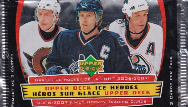 2006-07 Upper Deck McDonald Ice Heroes Hockey Balíček