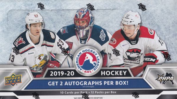 2019-20 Upper Deck AHL Hockey Hobby Box
