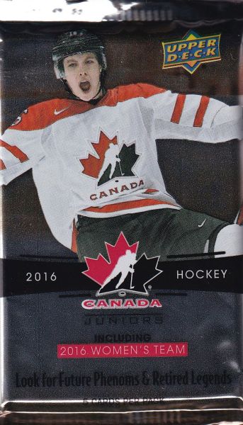 2016-17 Upper Deck Team Canada World Juniors Hockey Hobby Balíček