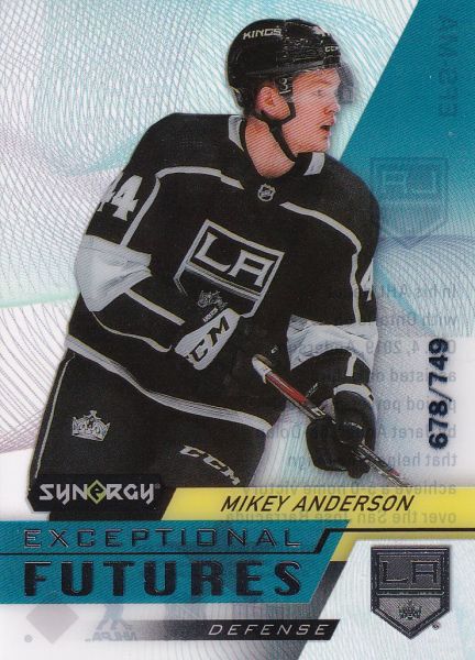 insert RC karta MIKEY ANDERSON 20-21 Synergy Exceptional Futures /749