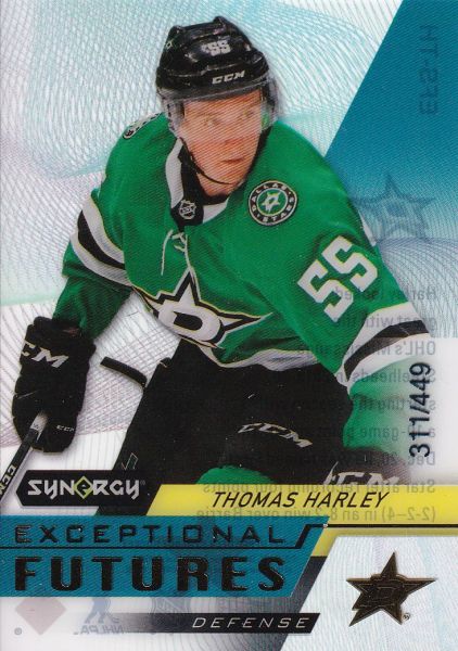 insert RC karta THOMAS HARLEY 20-21 Synergy Exceptional Futures Gold /449