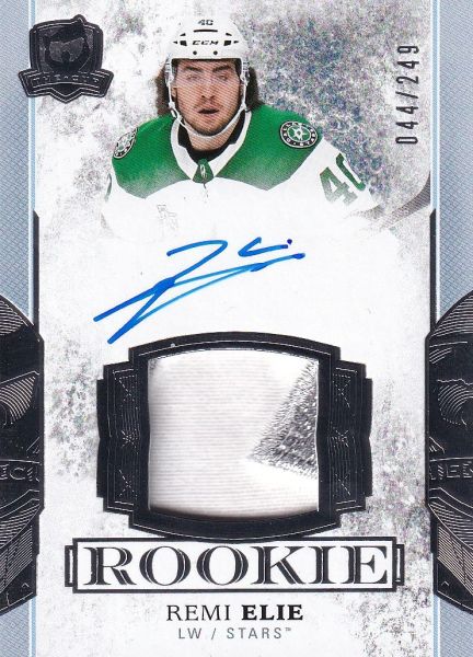 AUTO RC patch karta REMI ELIE 17-18 UD The CUP Rookie /249