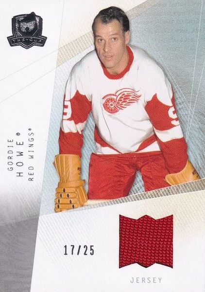 jersey karta GORDIE HOWE 09-10 UD The CUP Gold Jersey /25