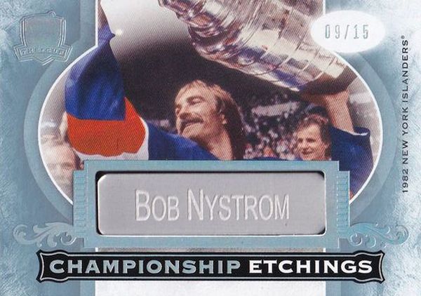 insert karta BOB NYSTROM 19-20 UD The CUP Championship Etchings /15