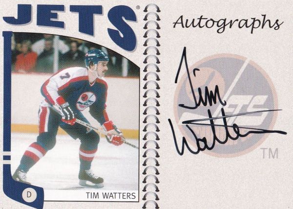 AUTO karta TIM WATTERS 04-05 ITG Franchises Autographs číslo A-TWA
