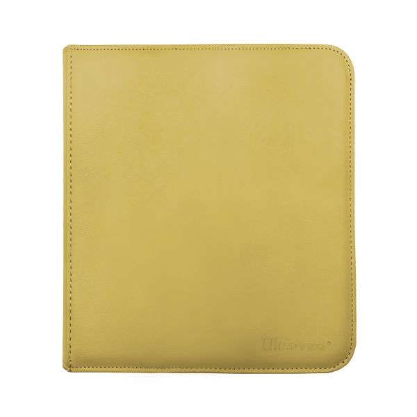 Vivid 12-Pocket Zippered PRO-Binder: Yellow