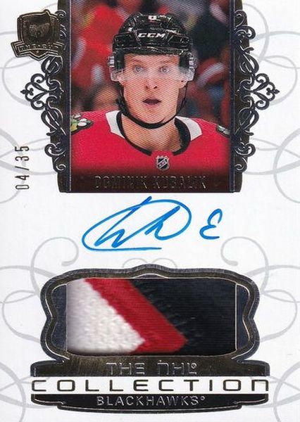 AUTO RC patch karta DOMINIK KUBALÍK 19-20 UD The CUP The NHL Collection /35