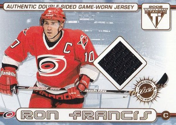 jersey karta FRANCIS/O´NEILL 01-02 Titanium Double Sided Game-Worn Jersey 