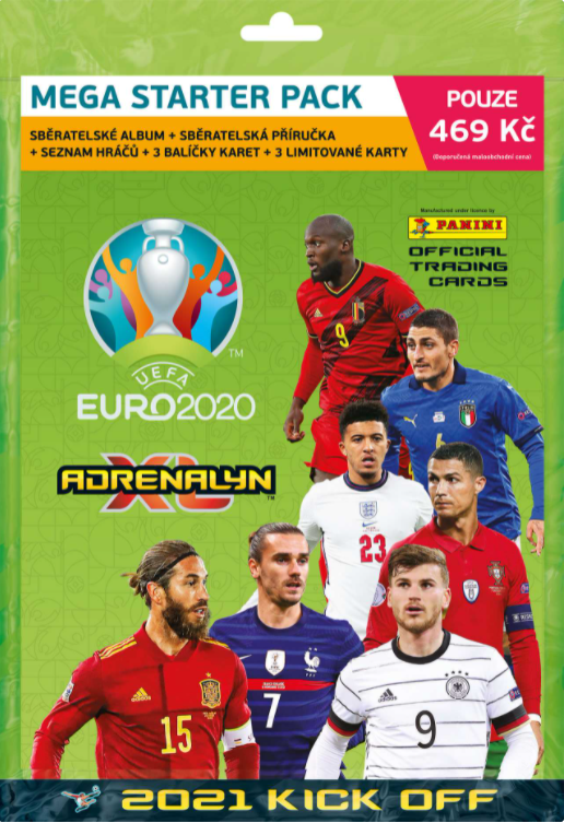 Album Panini Adrenalyn XL UEFA EURO 2020 KickOff Starter Pack