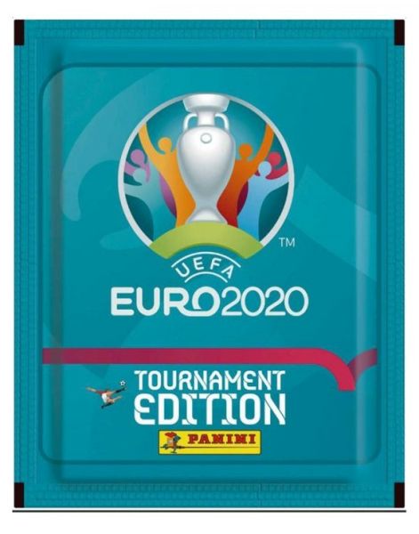 Panini EURO 2020 Tournament Edition Blue Balíček Samolepek