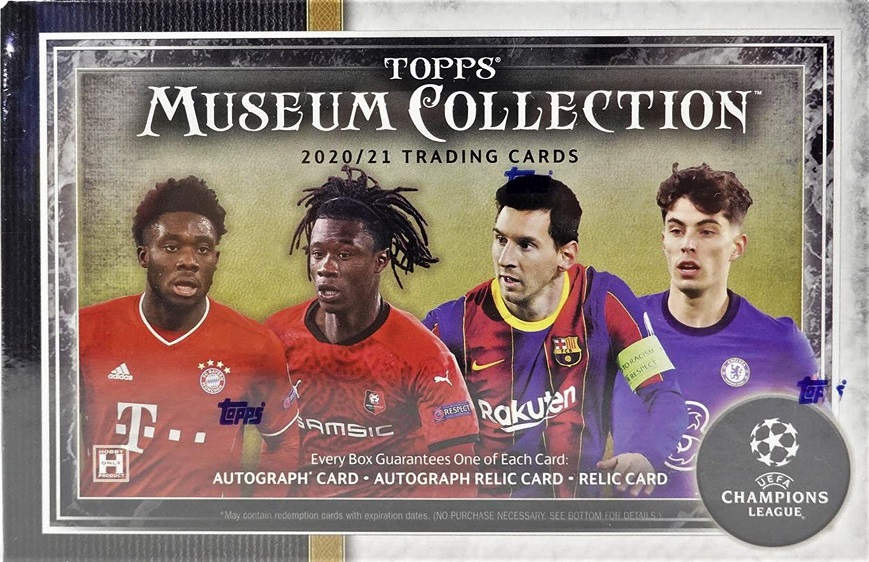 2020-21 Topps UEFA Champions League Museum Collection Soccer Hobby Box