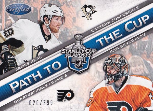 insert karta NEAL/BRYZGALOV 12-13 Certified Path to the Cup /399