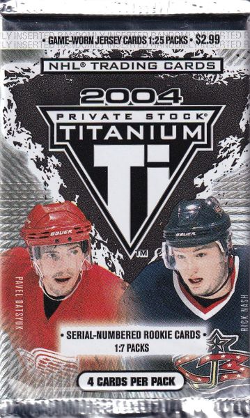 2003-04 Pacific Private Stock Titanium Hockey Retail Balíček