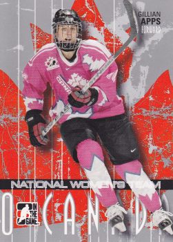 řadová karta GILLIAN APPS 07-08 O Canada National Womens Team