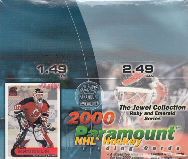 1999-00 Pacific Paramount Jewel Collection Hockey Box
