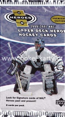 2000-01 Upper Deck Heroes Hockey Retail Balíček