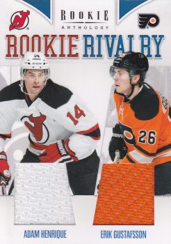 jersey RC karta HENRIQUE/GUSTAFSSON 11-12 Rookie Anthology, Rookie Rivalby 