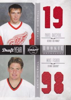 jersey RC karta DATSYUK/FISHER 11-12 Rookie Anthology Draft Year číslo 3