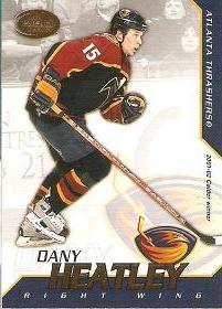 řadová karta DANY HEATLEY 02-03 Calder Hockey číslo 1