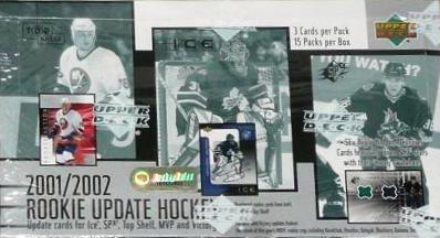 2001-02 Upper Deck Rookie Update Hockey Hobby Box