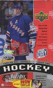 1998-99 Upper Deck Series 2 Hockey Hobby Box