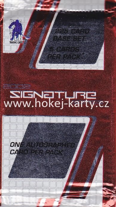 2001-02 ITG BAP Signatures Series Hockey Hobby Balíček