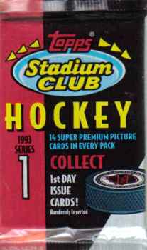 1993-94 Topps Stadium Club Series 1 Hockey Balíček