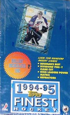 1994-95 Topps Finest Hobby Hockey Box