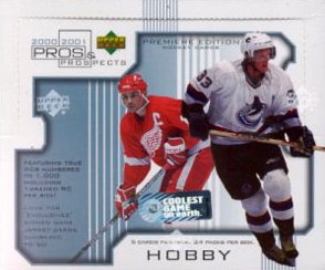 2000-01 Upper Deck Pros & Prospects Hockey Hobby Balíček