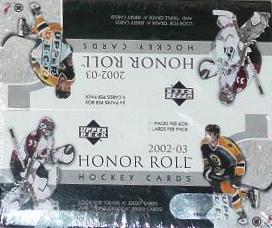 2002-03 UD Honor Roll Hockey Hobby Box