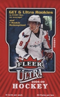 2008-09 UD Fleer Ultra Hockey Hobby Box