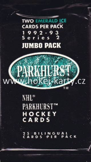 1992-93 Parkhurst Series 2 Hockey Jumbo Balíček
