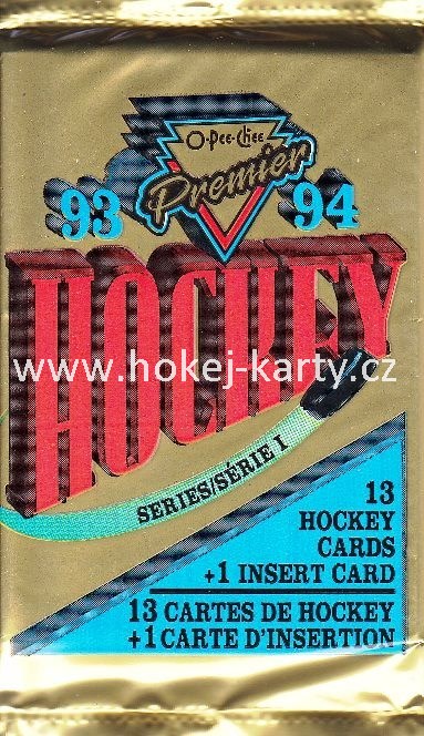 1993-94 O-Pee-Chee Premier Series 1 Hockey Balíček