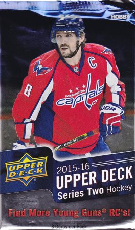 2015-16 Upper Deck Series 2 Hockey Hobby Balíček