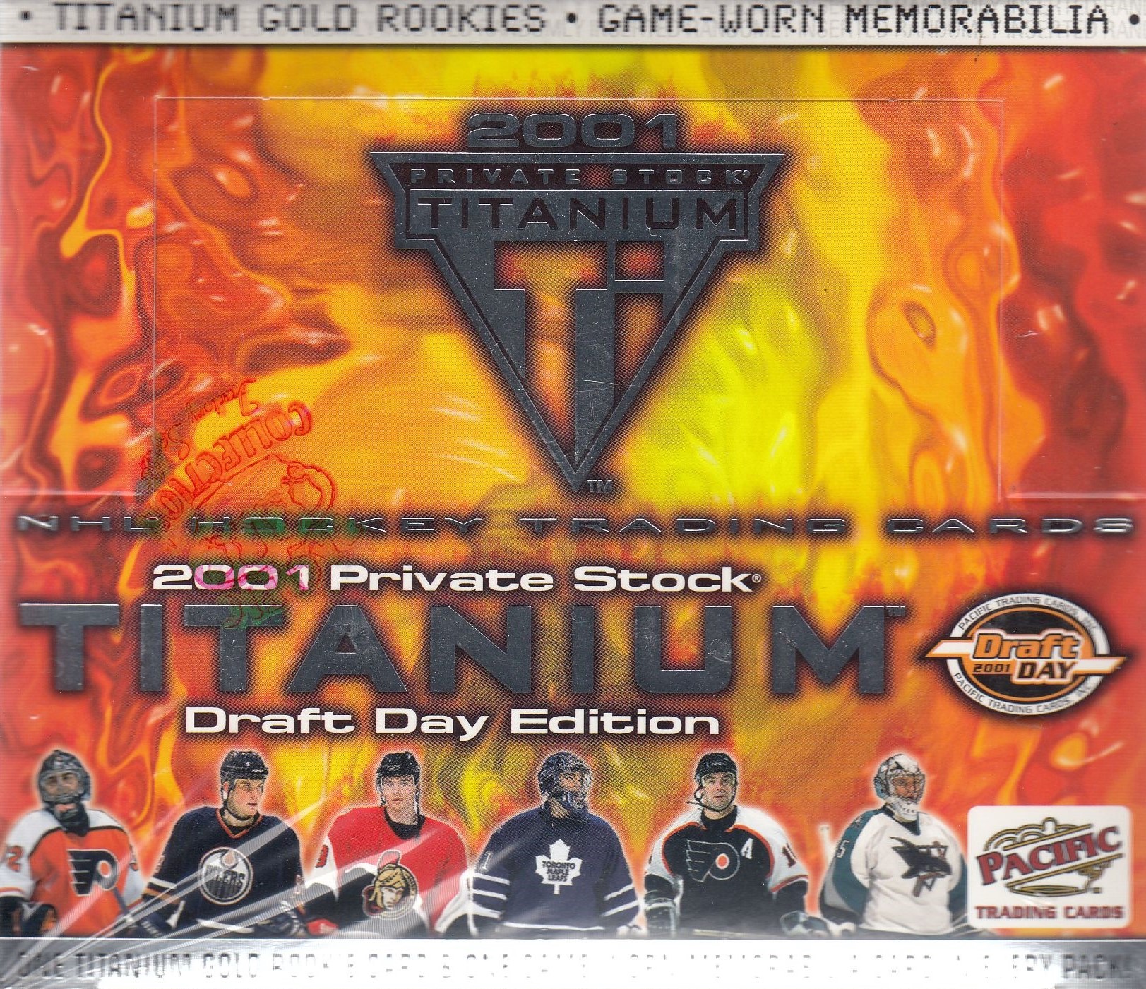 2000-01 Pacific Titanium Draft Day Hockey Hobby Box