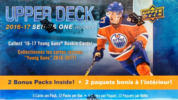 2016-17 Upper Deck Series 1 Hockey Blaster Box
