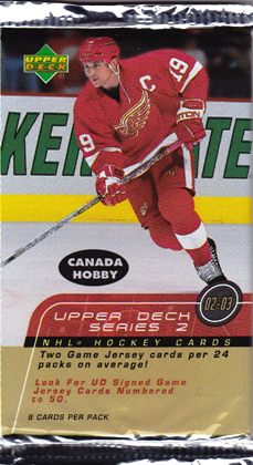 2002-03 Upper Deck Series 2 Hockey Hobby Balíček