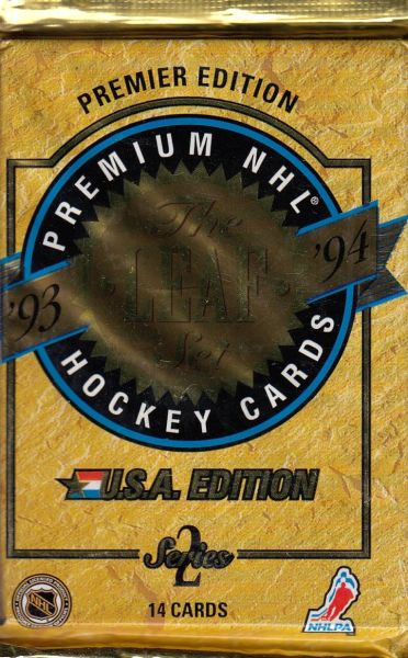 1993-94 The Leaf Set Series 2 Hockey Hobby Balíček