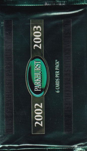 2002-03 Parkhurst Hockey Hobby Balíček