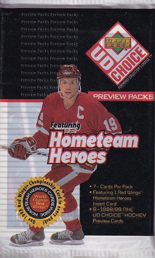 1998-99 UD Choice Hockey Preview Retail Balíček