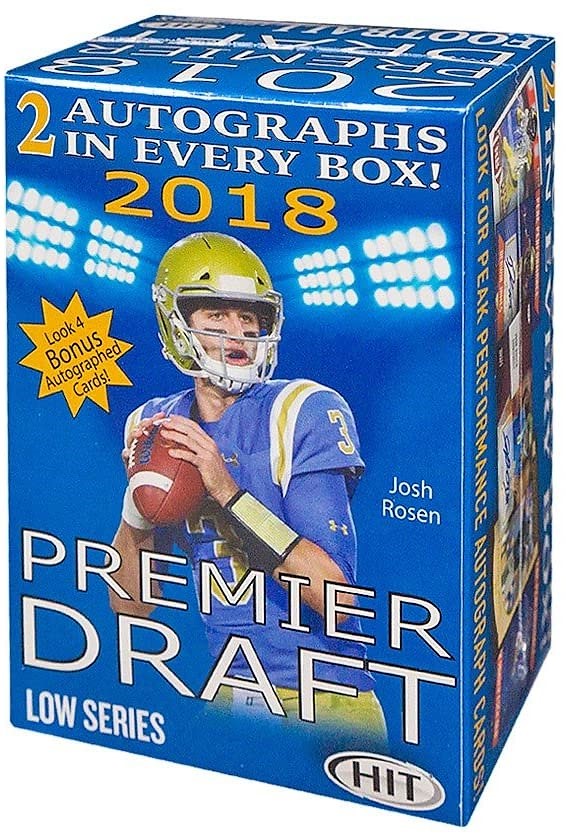 2018-19 Sage Hit Premier Draft Low Series Football Blaster Box
