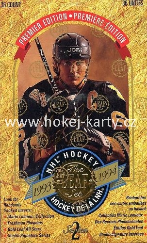 1993-94 The Leaf Set Series 2 Hockey Hobby Box
