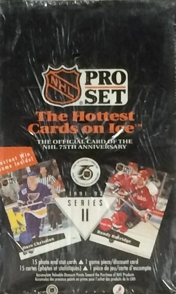 1991-92 Pro Set Series 2 Hockey Hobby Box